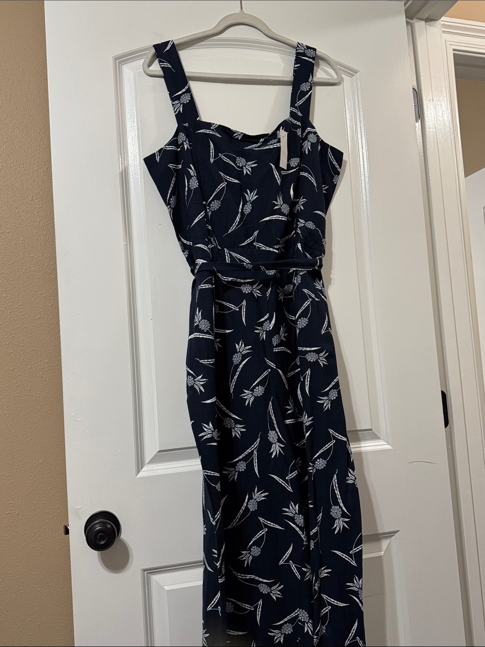 Ann Taylor Factory Navy Jumpsuit